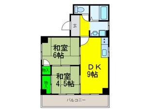 シティハイム長居公園通の物件間取画像